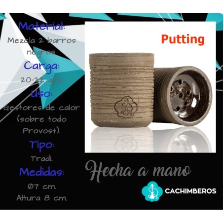 CAZOLETA CACHIMBEROS PUTTING 07*8CM CARGA 21GR