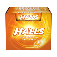 HALLS S/A MIEL-LIMON  20UD