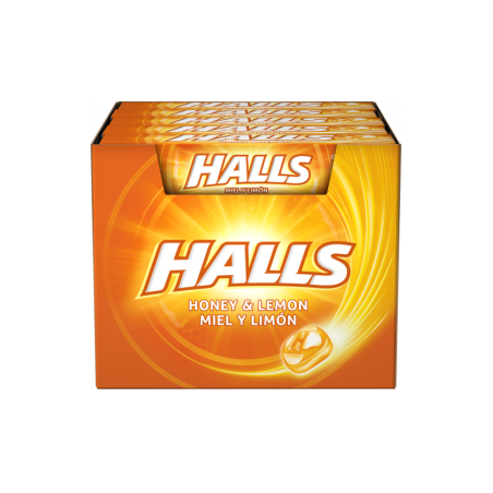 HALLS S/A MIEL-LIMON  20UD