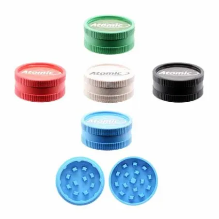 EXP 24 GRINDER ATOMIC ECO BIODEGRADABLE 5.5CM  5 PARTES