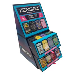 EXP CUBE DISPLAY  MIX 48 ENCENDEDORES JET ZENGAZ RECARGABLE (SERIE 13)