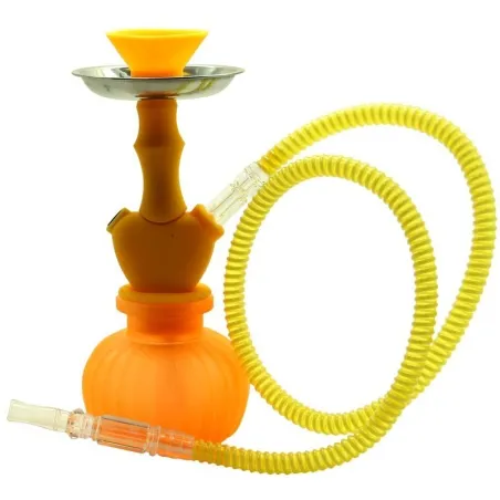 SHISHA ATOMIC SILICONA NARANJA 25 CM 1 MANG