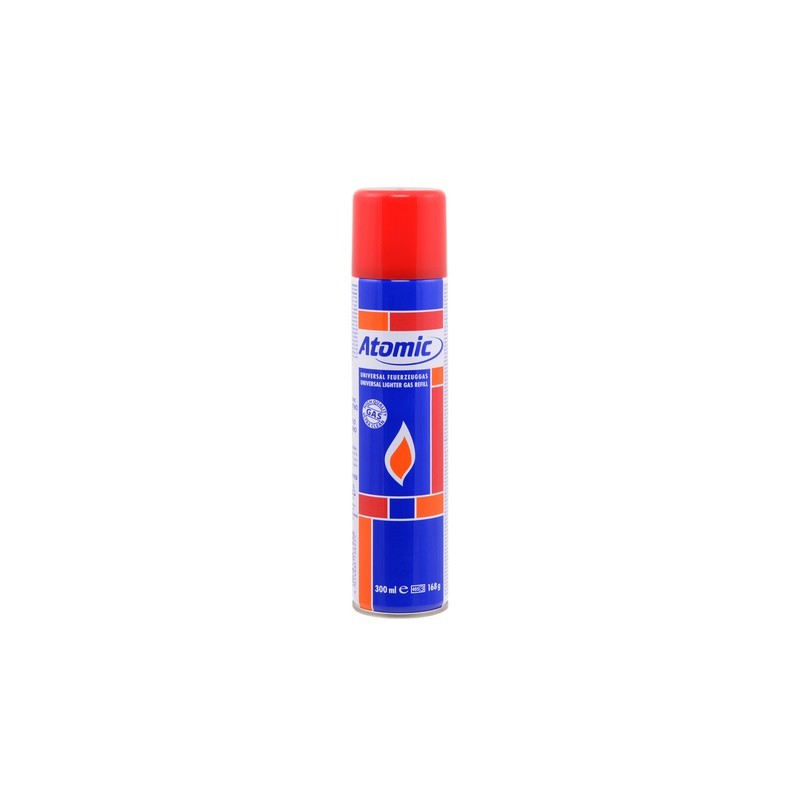 EXP 12 GAS ATOMIC 300ML REFINADO VÁLVULA FLEXIBLE