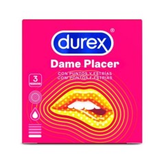 PRESERVATIVOS DUREX DAME PLACER (AMARILLO) (48x3)