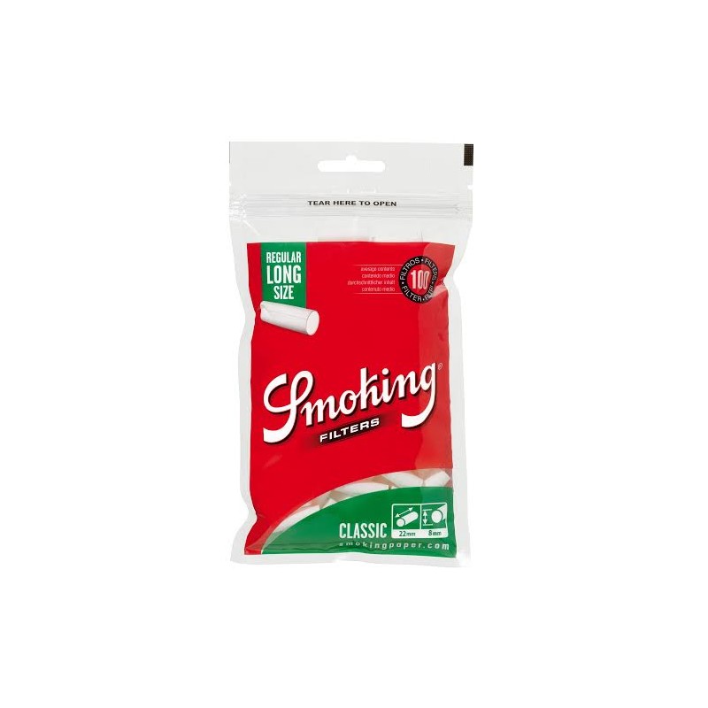 FILTROS SMOKING X-LONG 8 MM (VERDE) (100X25) 