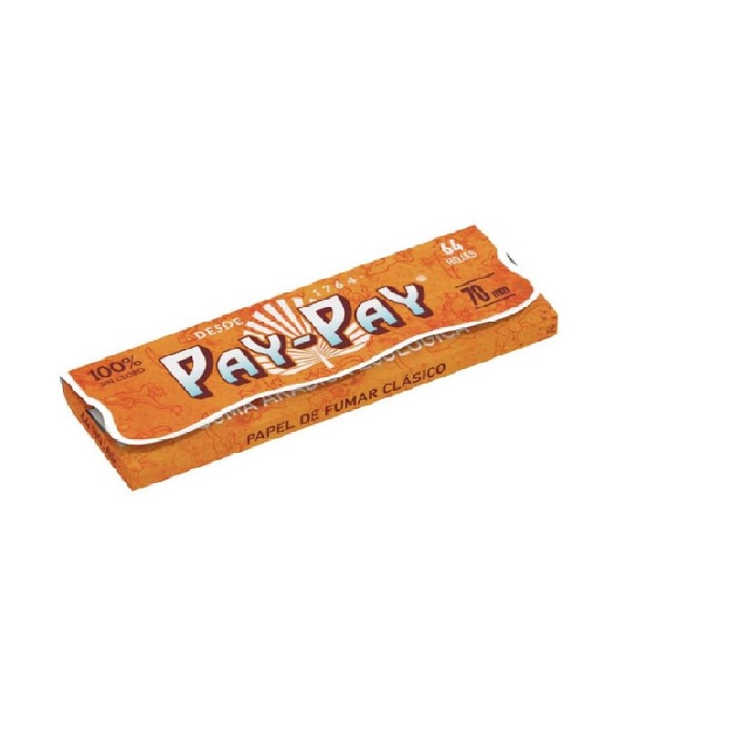 PAPEL PAY-PAY ORANGE (70MM)(50) 