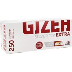 TUBOS GIZEH SILVER TIP 250 EXTRA (1X4)