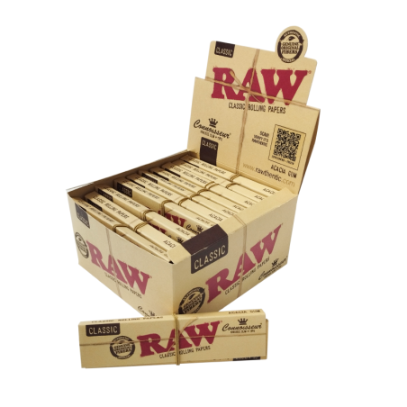 PAPEL RAW  CONNOISSEUR SLIM + TIPS (110MM)(24)