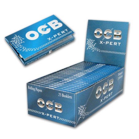 PAPEL OCB DOBLE VENTANA X-PERT BLUE Nº4 (70MM)(25)