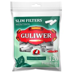 FILTROS GULIWER SLIM MENTHOL 120 (34x120)