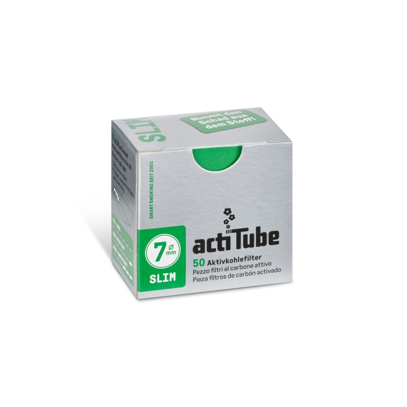 FILTROS ACTITUBE SLIM (7MM) (10 PACKS x 50 FILTROS)