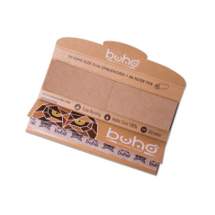 PAPEL BUHO NATURAL KING SIZE SLIM + TIPS 50+50 (110MM)(24)