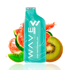 PACK 5 VAPERS DESECHABLES WAVE MAX 8000 KIWI WATERMELON 0MG (KIWI Y SANDÍA)