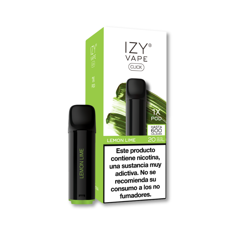 CARGA POD VAPER IZY CLICK LEMON LIME 20MG (LIMA LIMÓN)