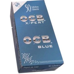 PAPEL OCB X-PERT BLUE Nº1 (70MM)(50) 60 HOJAS 