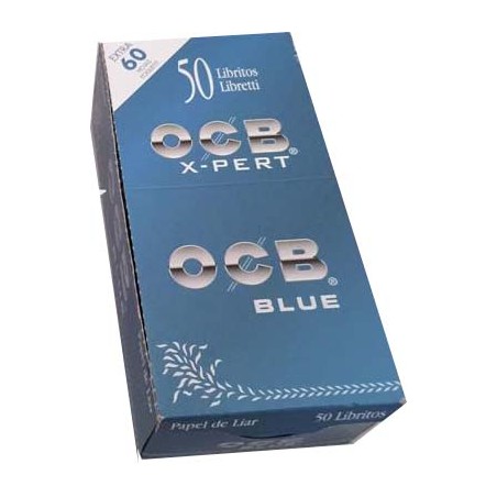 PAPEL OCB X-PERT BLUE Nº1 (70MM)(50) 60 HOJAS 