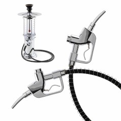 SHISHA ATOMIC PETROL 45CM 2 MANGUERAS