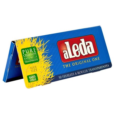 PAPEL ALEDA TRANS AZUL KING SIZE (110MM x 44MM) (20)