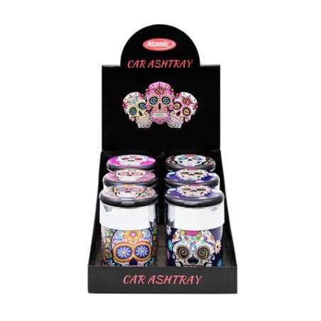 EXP 6 CENICEROS ATOMIC CATRINA CAR LED