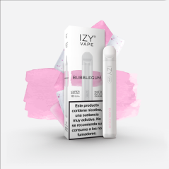 PACK 5 VAPERS DESECHABLES IZY NICOTINA 18MG BUBBLEGUM ICE (CHICLE)