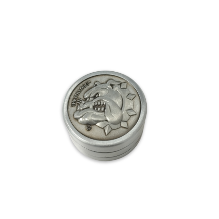 EXP. 12 GRINDER BULLDOG METAL DECORADO LOGO (3 PCS)