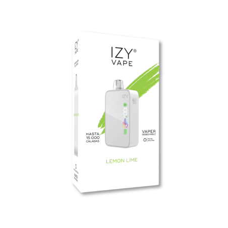 PACK 5 VAPERS IZY PRO MAX 15K 0MG LEMON LIME (LIMA LIMÓN)