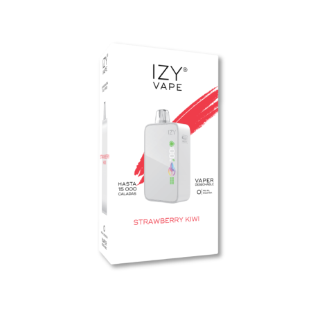 PACK 5 VAPERS IZY PRO MAX 15K 0MG STRAWBERRY KIWI (FRESA Y KIWI)