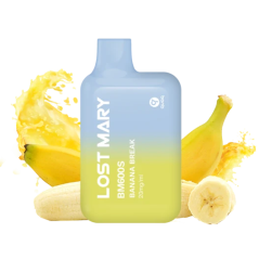 PACK 10 VAPER DESECHABLE LOST MARY BANANA BREAK 20MG (PLÁTANO CREMOSO)