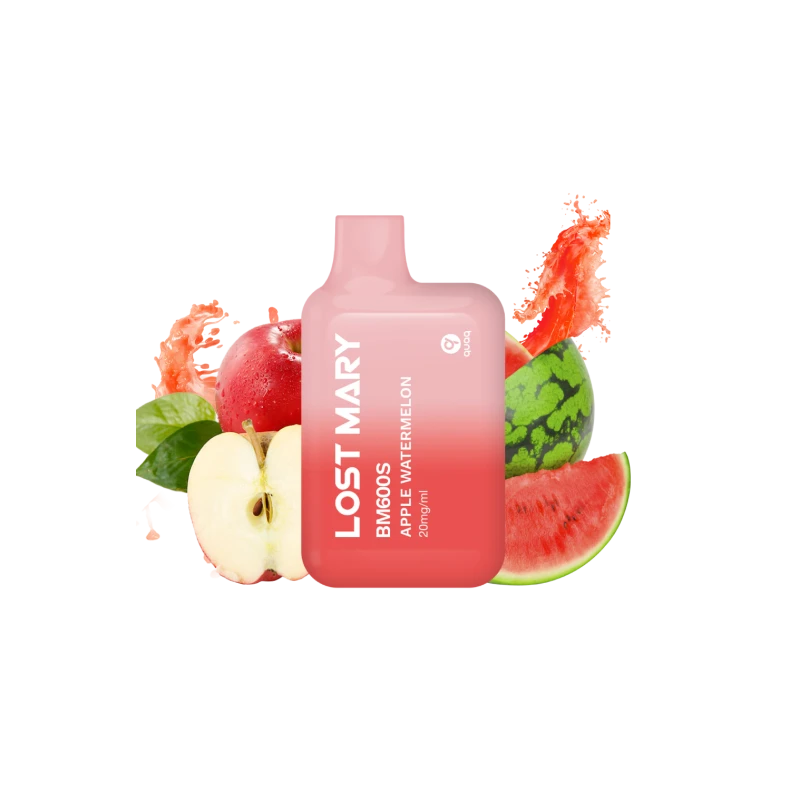 PACK 10 VAPER DESECHABLE LOST MARY APPLE WATERMELON 20MG (MANZANA Y SANDÍA)