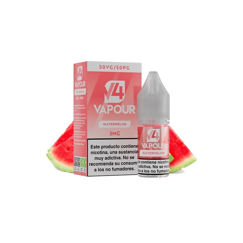 PACK 5 LÍQUIDO V4 WATERMELON 3MG 10ML (SANDÍA)