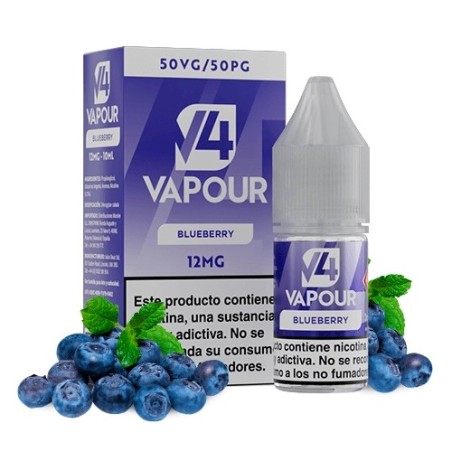 PACK 5 LÍQUIDO V4 BLUEBERRY 12MG 10ML (ARÁNDANOS)