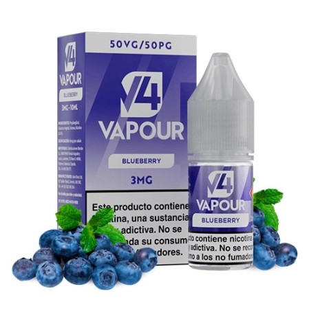 PACK 5 LÍQUIDO V4 BLUEBERRY 3MG 10ML (ARÁNDANOS)