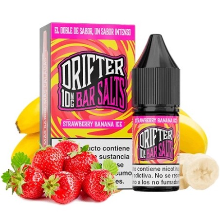 LÍQUIDO DRIFTER BAR SALTS STRAWBERRY BANANA ICE (FRESA Y PLÁTANO) 10MG 10ML