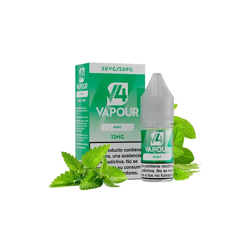 PACK 5 LÍQUIDO V4 MINT 12MG 10ML (MENTA)