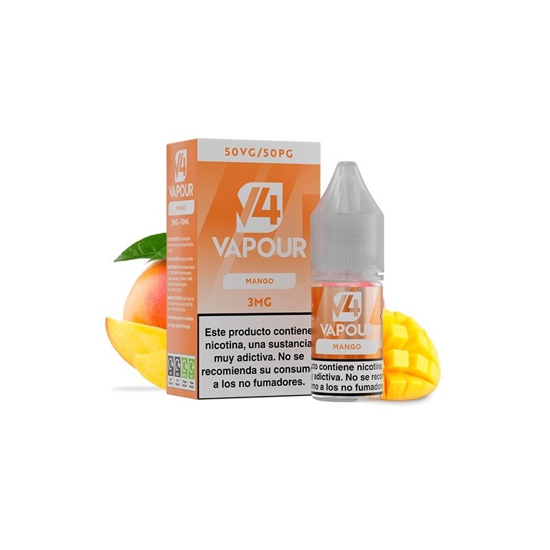 PACK 5 LÍQUIDO V4 MANGO 3MG 10ML (MANGO)