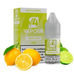 PACK 5 LÍQUIDO V4 LEMON LIME 3MG 10ML (LIMA LIMÓN)