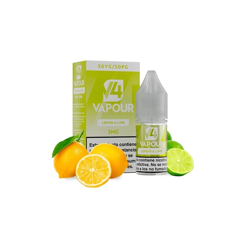 PACK 5 LÍQUIDO V4 LEMON LIME 3MG 10ML (LIMA LIMÓN)