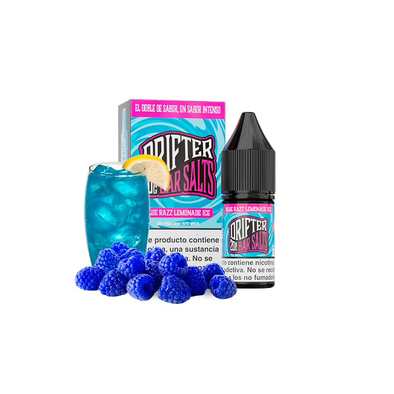 LÍQUIDO DRIFTER BAR SALTS BLUE RAZZ LEMONADE (FRAMBUESA Y LIMONADA) 20MG 10ML