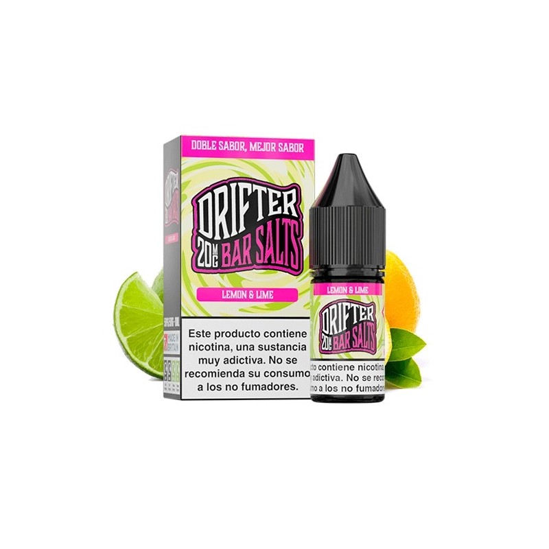 LÍQUIDO DRIFTER BAR SALTS LEMON LIME (LIMA LIMÓN) 20MG 10ML