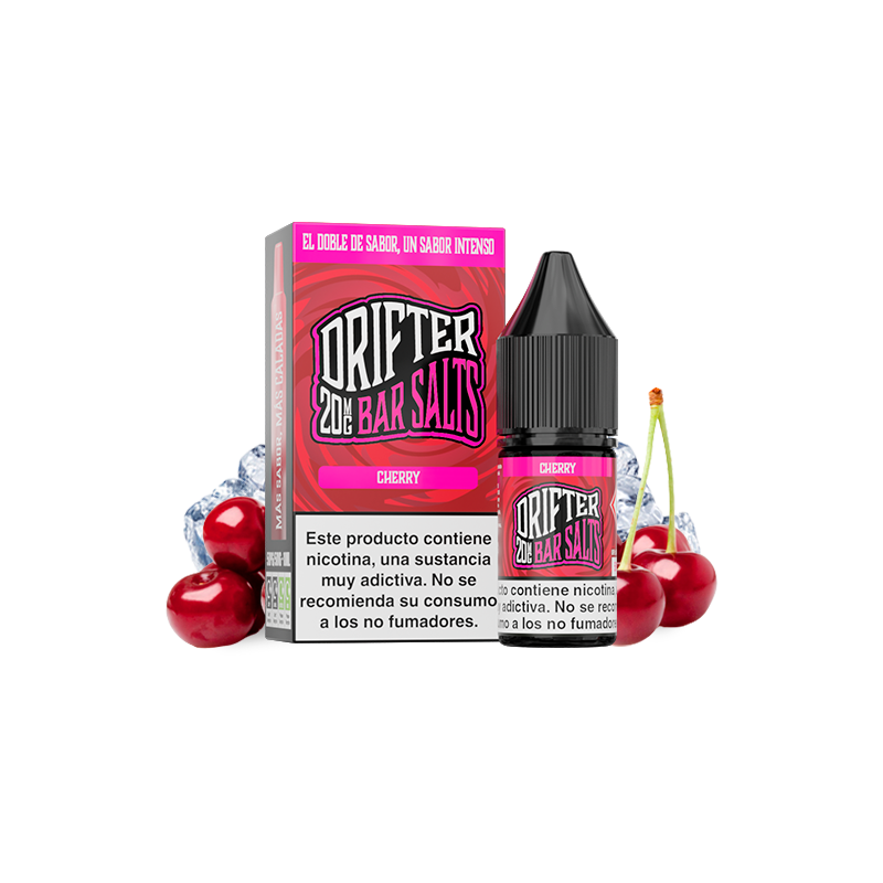 LÍQUIDO DRIFTER BAR SALTS CHERRY (CEREZA) 20MG 10ML