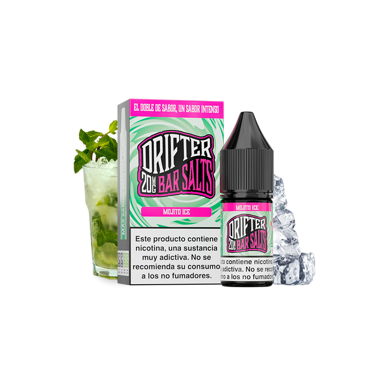 LÍQUIDO DRIFTER BAR SALTS MOJITO ICE (MOJITO) 20MG 10ML