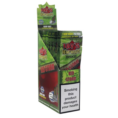 BLUNT HEMP TERPENOS RED STORM JUICY JAY'S (25X2) (TARTA DE CEREZA)