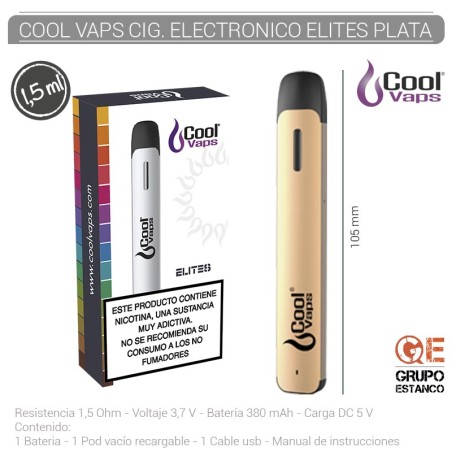 COOLVAPS POD ELITES TDP2 ORO