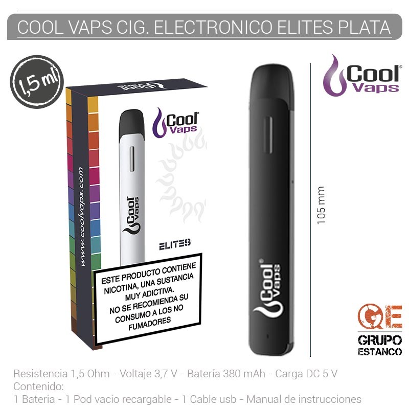 COOLVAPS POD ELITES TDP2 NEGRO