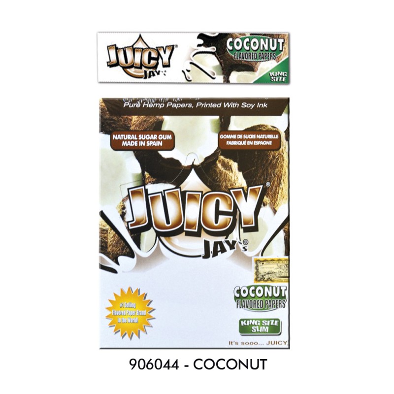 @PAPEL JUICY JAY'S SLIM COCONUT (COCO) (110MM)(24)