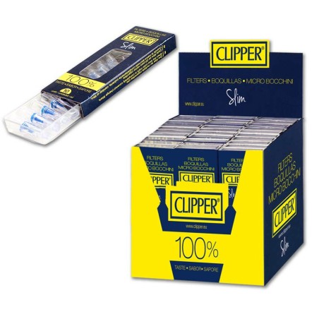 EXP 30 CAJITAS X 10 BOQUILLAS CLIPPER SLIM 