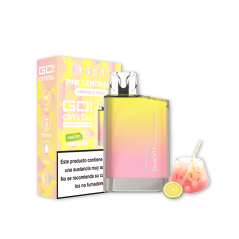 VAPER DESECHABLE BALMY GO CRYSTAL 20MG PINK LEMONADE (LIMONADA DE FRESA)