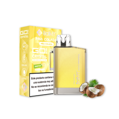 VAPER DESECHABLE BALMY GO CRYSTAL 20MG PIÑA COLADA 