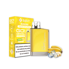 VAPER DESECHABLE BALMY GO CRYSTAL 20MG BANANA (PLÁTANO)