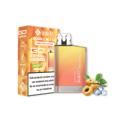 VAPER DESECHABLE BALMY GO CRYSTAL 20MG DOUBLE PEACH (DOBLE MELOCOTÓN)